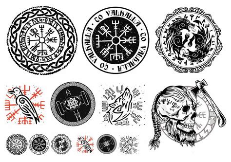 norse symbol tattoos|traditional norse tattoos.